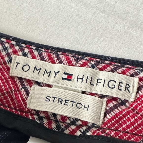 Vintage 2004 Tommy Hilfiger Women’s Dark Navy Pinstripe Dress Pants - Picture 6 of 16